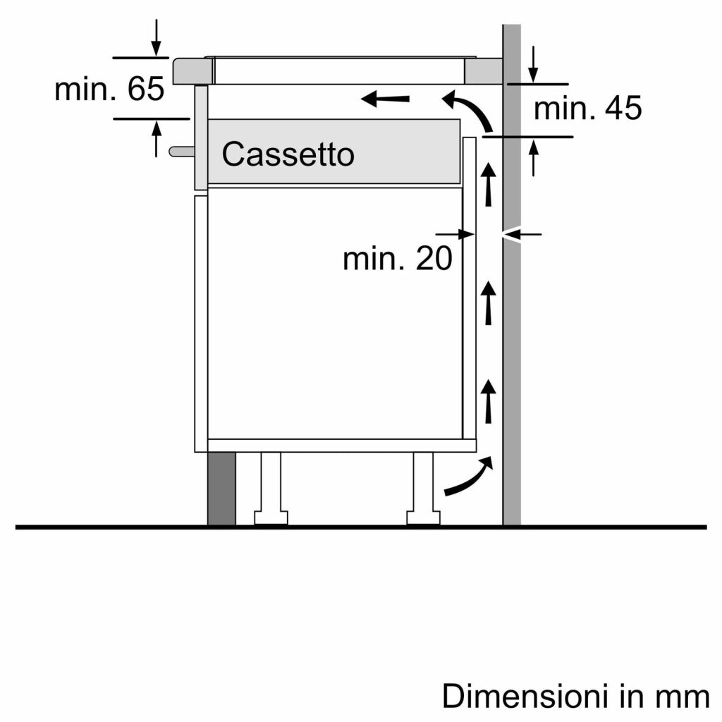 Bosch Serie 4 PVS61RBB5E Piano cottura a induzione 60 cm Nero, senza profili