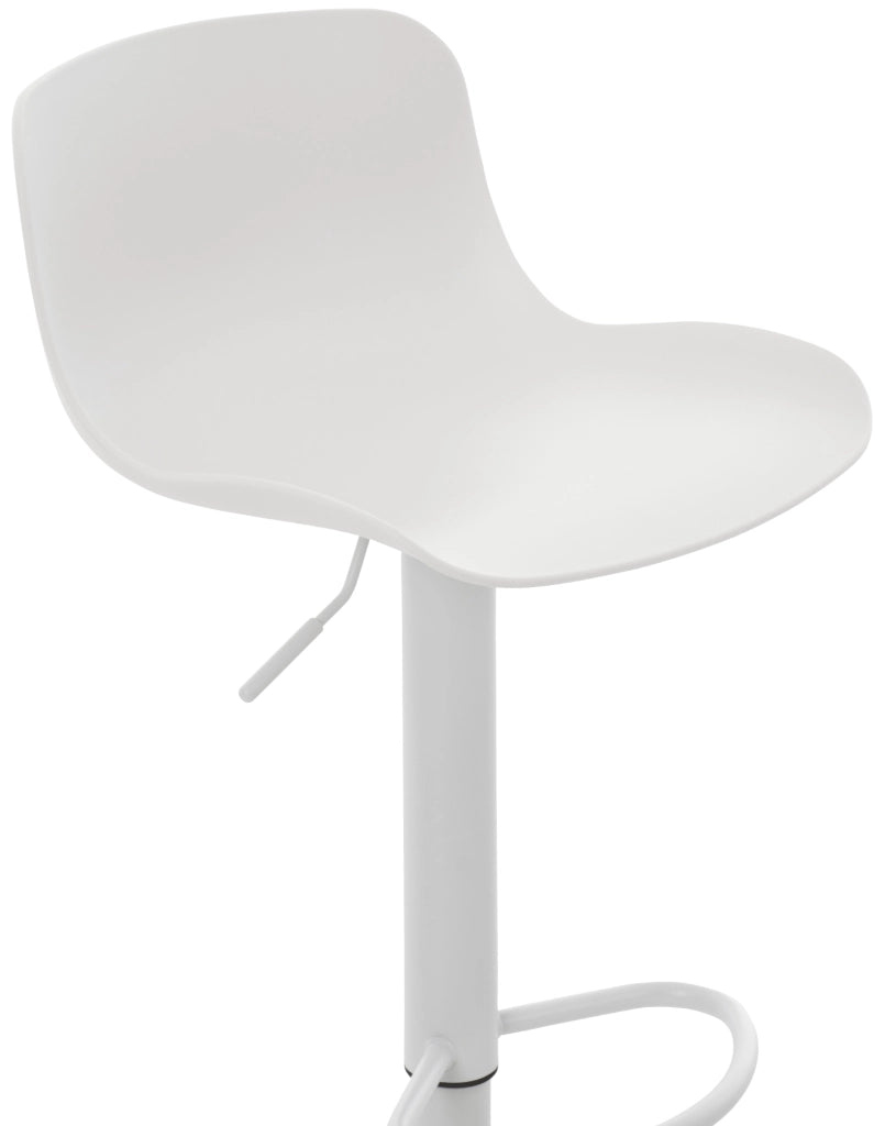 Sgabello Bar Almada In Polipropilene bianco