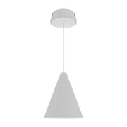 ZOE Lampada a sospensione XL SPACE 15, LED integrato, temperatura colore regolabile 2700K-4000K, ottica 38 gradi, finitura bianco opaco 15W