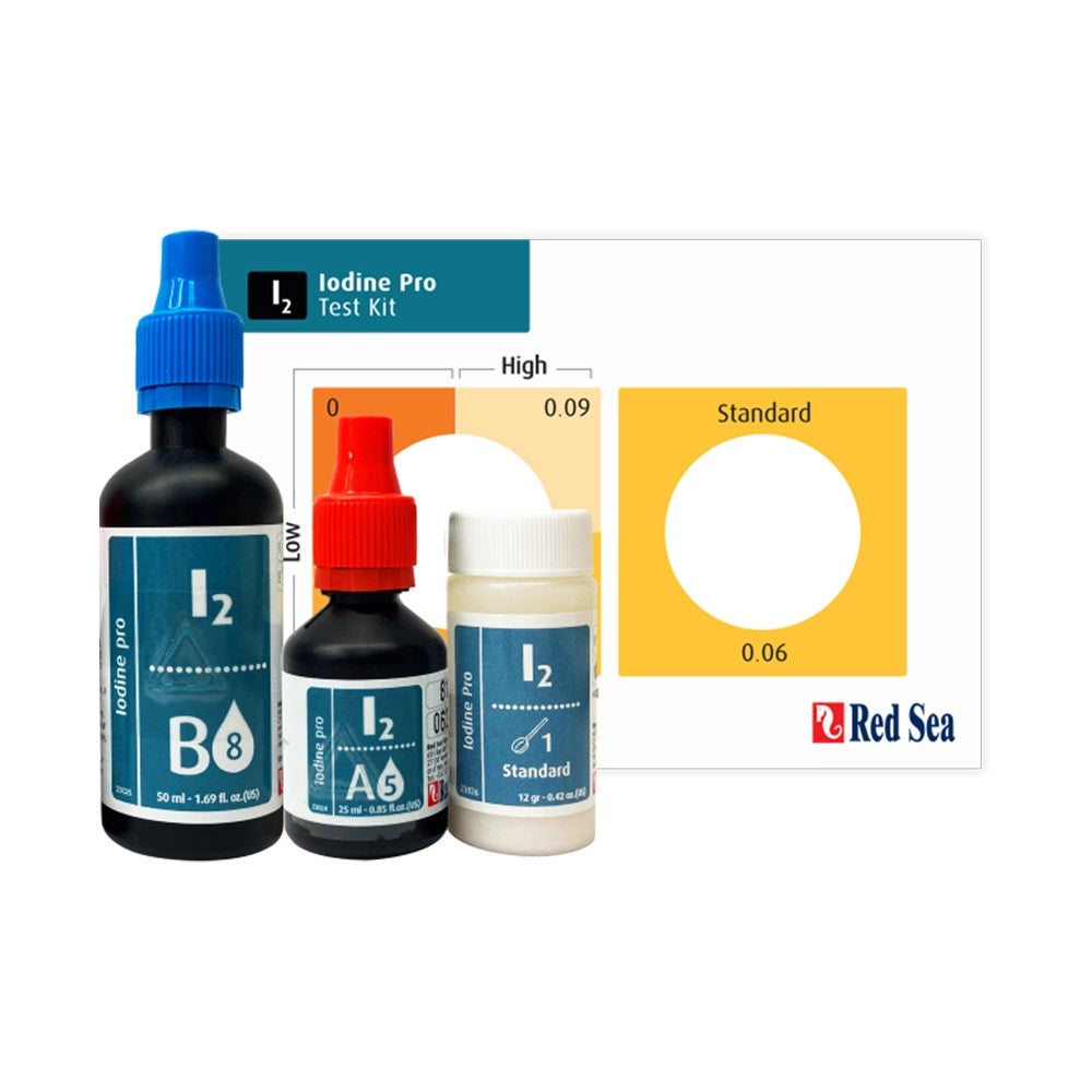 Red Sea Iodine Pro Test Kit - Test per la Misurazione dello Iodio - 50 misurazioni