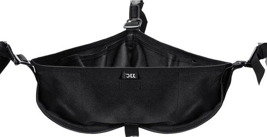 Supporto di Peso Piatto Regolabile Borsa di Sabbia Tasca di Ancoraggio - Supporto per Stativo per Videocamera Fotografia Borsa di Supporto Placca Nero
