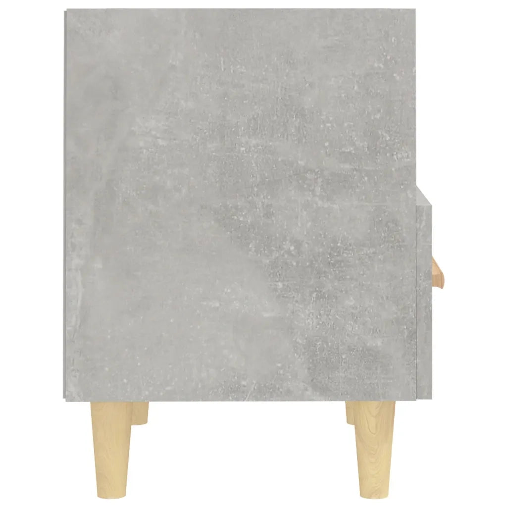 Comodino-Tavolino da notte Grigio Cemento 40x35x47 cm