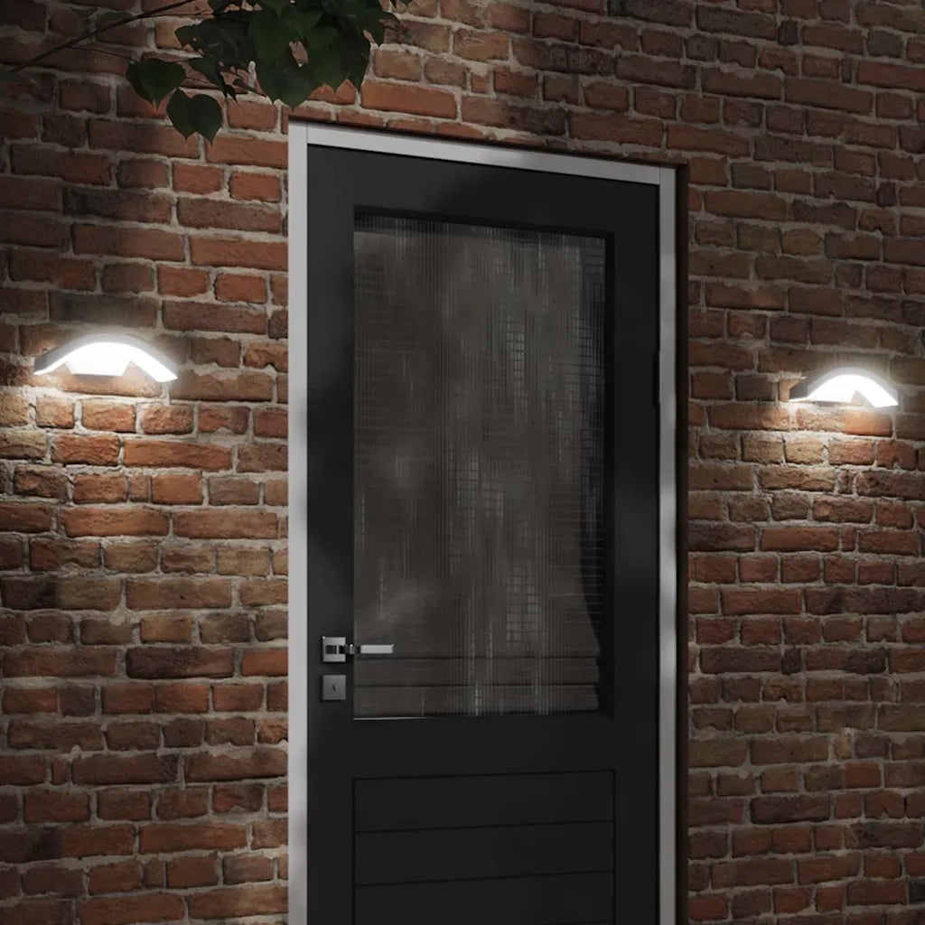 Applique con LED e Sensore Bianca in Alluminio Pressofuso CFW5066693