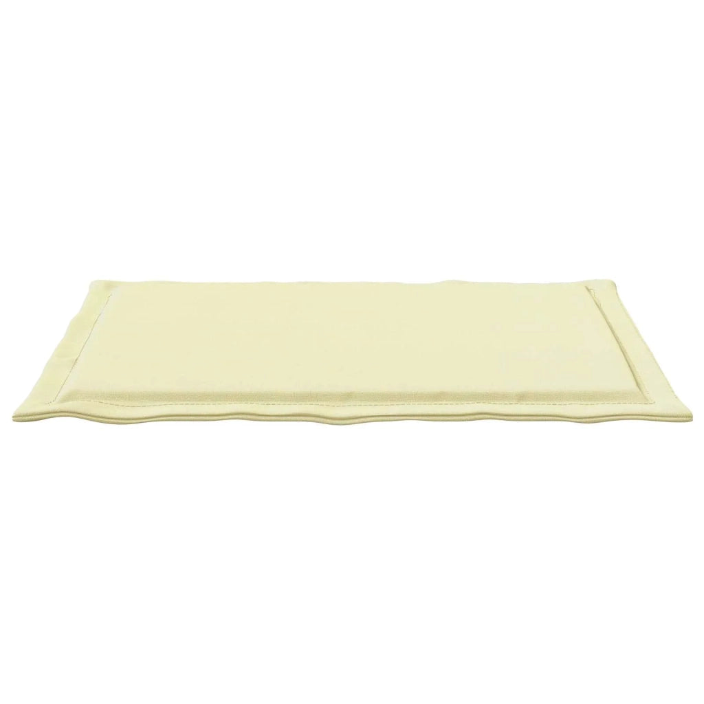 Cuscini per Seduta 4 pz | Cuscini per sedie Crema 47 x 36 x 2 cm Poliestere