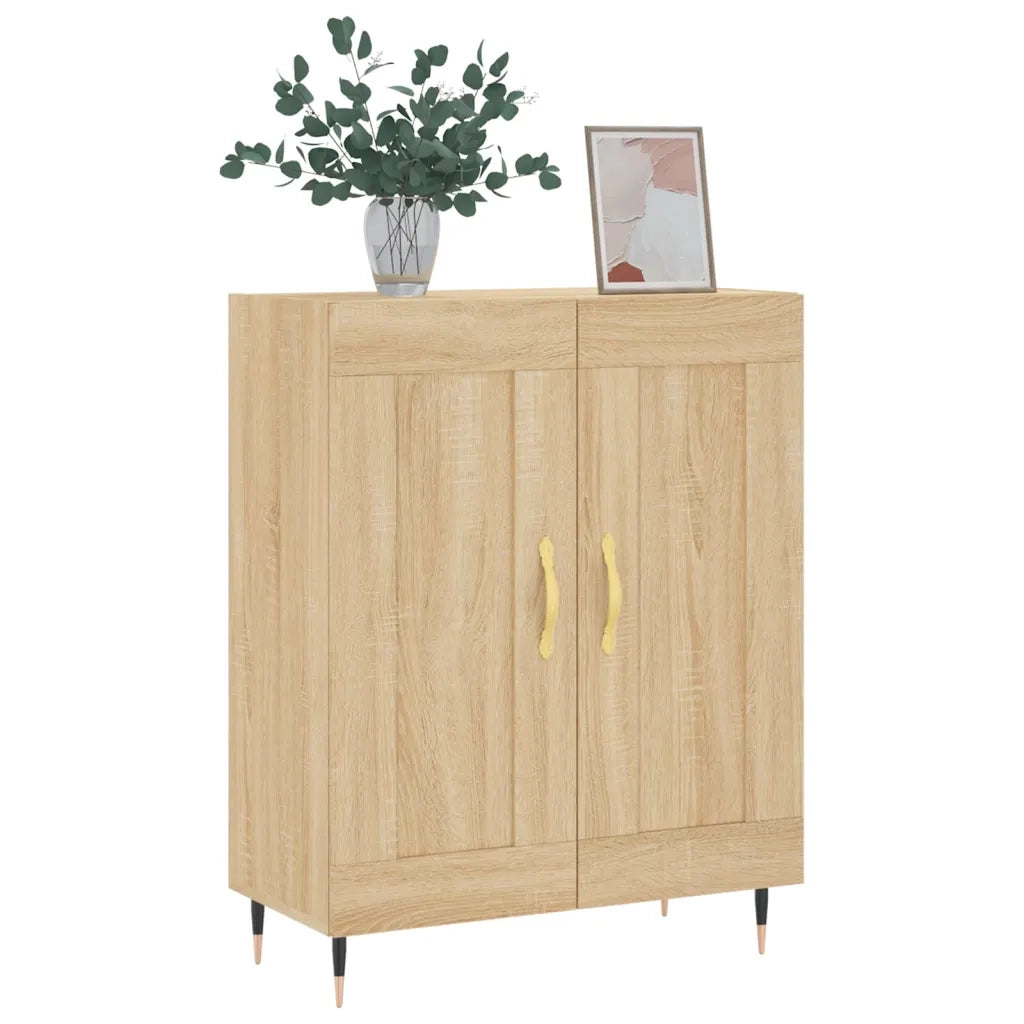 Credenza Rovere Sonoma 69,5x34x90 cm in Legno Multistrato 830175