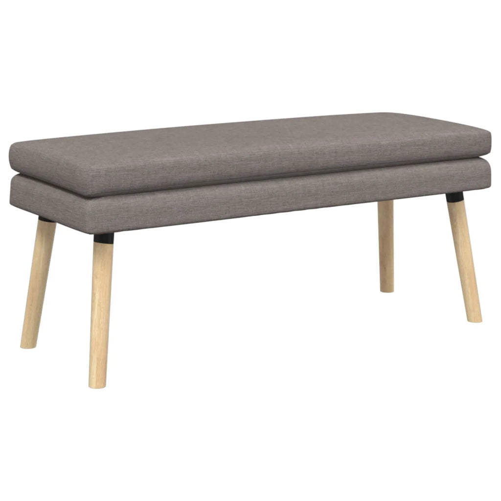 Panchina a doppio strato Tortora 110 x 40 x 47 cm Tessuto 42038451