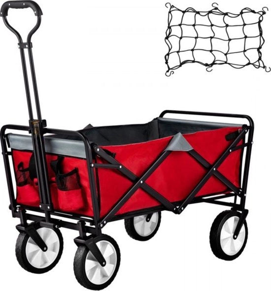 Carrello da Giardino - Carrello da Trasporto - Carrello da Spiaggia - Carrozza da Campeggio - Carrello per Bambini - Massimo 80 kg