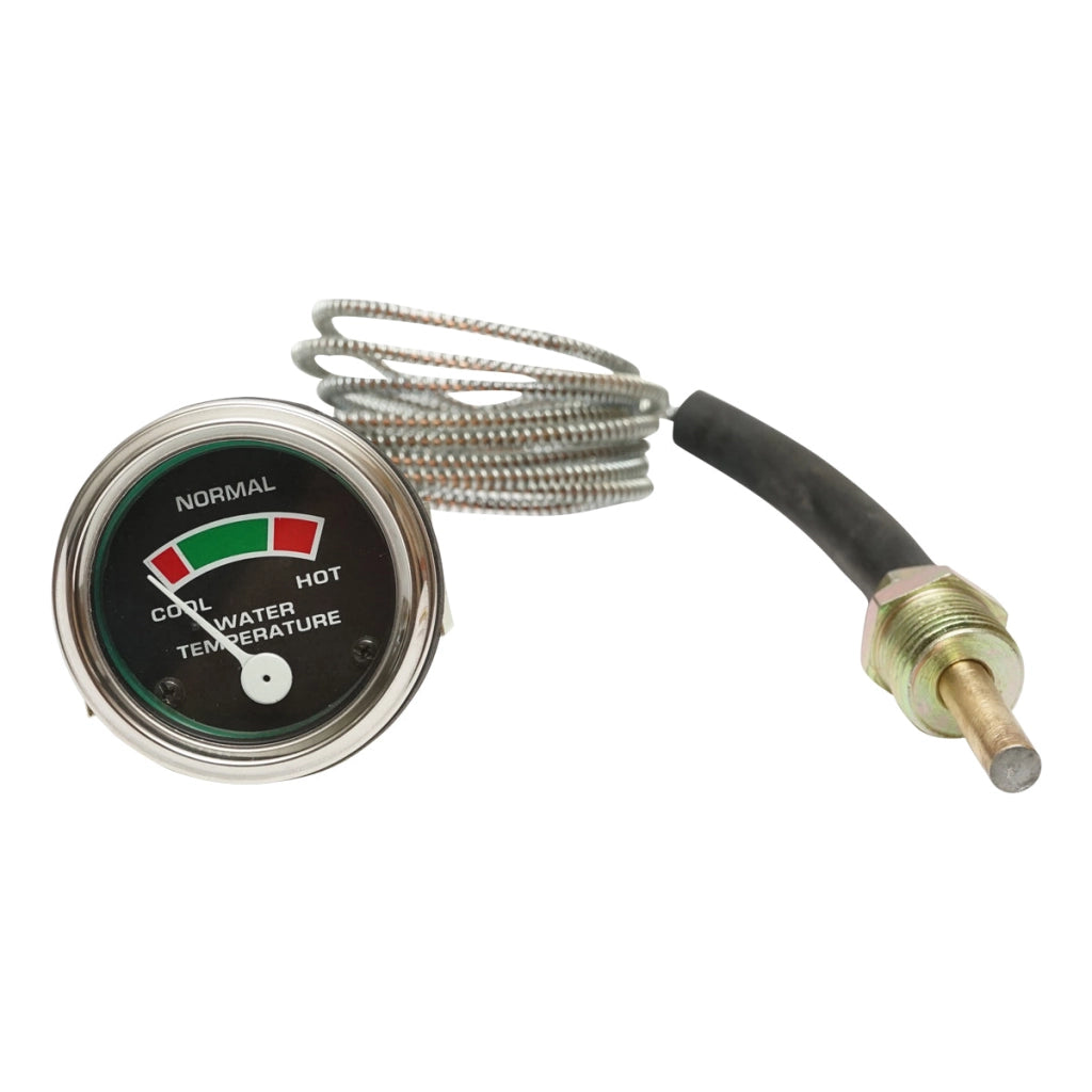 Indicatore meccanico della temperatura dell'acqua con sonda Massey Ferguson OEM K11638, 1078125M91, 180727M91, 180727M92, 180727M93, 881369M91, 881396M91, 899455M91, 1850512M93