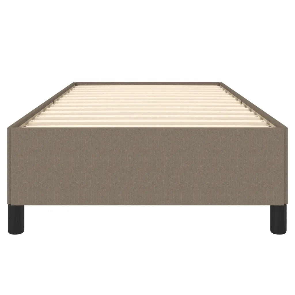 Giroletto senza Materasso-Struttura Letto Tortora 90x190 cm Tessuto 638065