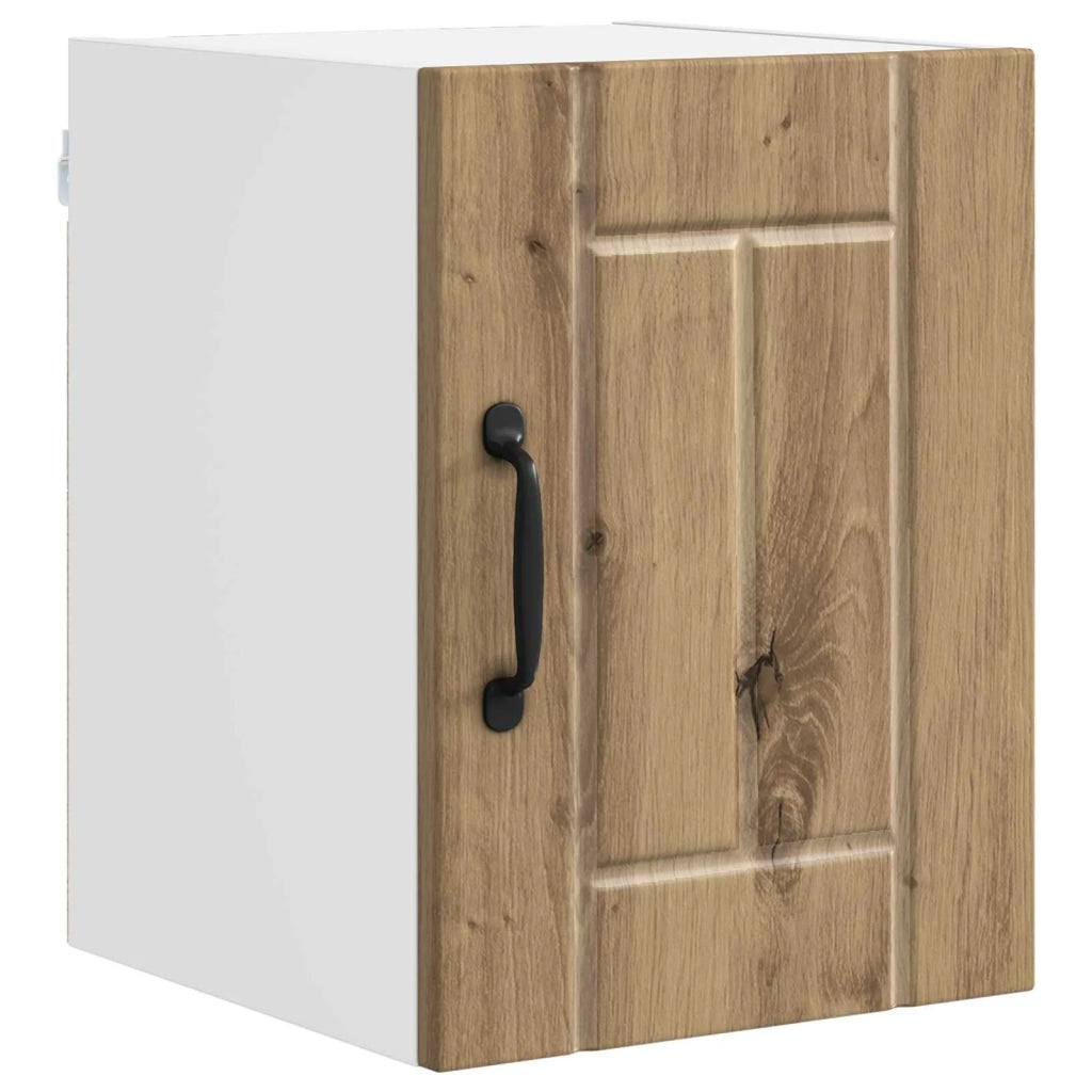 Armadietto a muro LUCCA 2 pcs Rovere Artigianale 884873