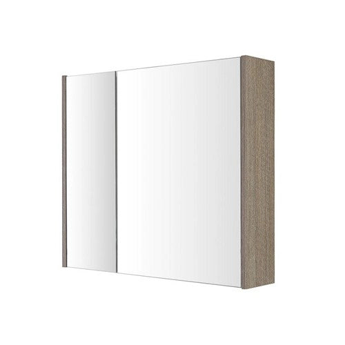SPECCHIO CONTENITORE MONDO 80X16XH70CM ROVERE SCUR