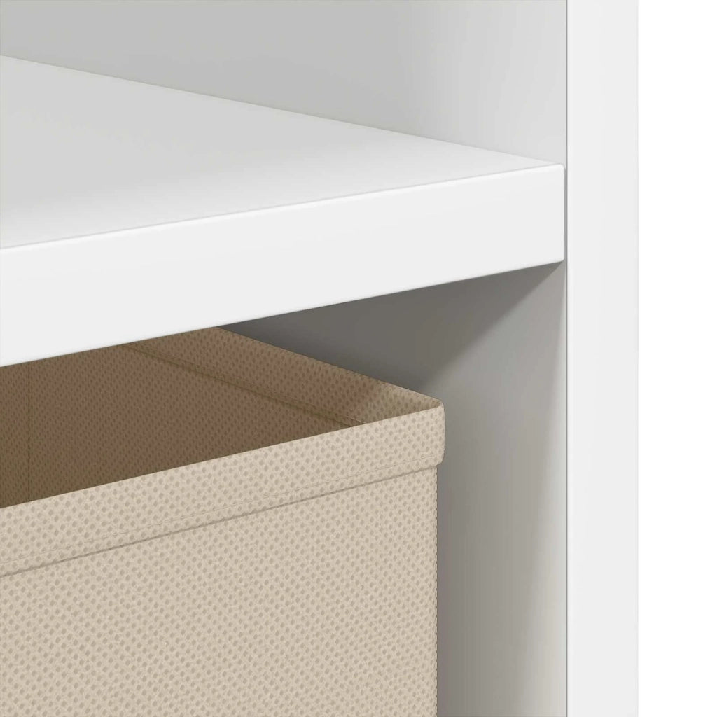 Comodino 2 pcs Bianco 35 x 32 x 68,5 cm Legno multistrato 8000629