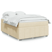 Giroletto a Molle con Materasso Crema 140x200 cm in Tessuto 3285482