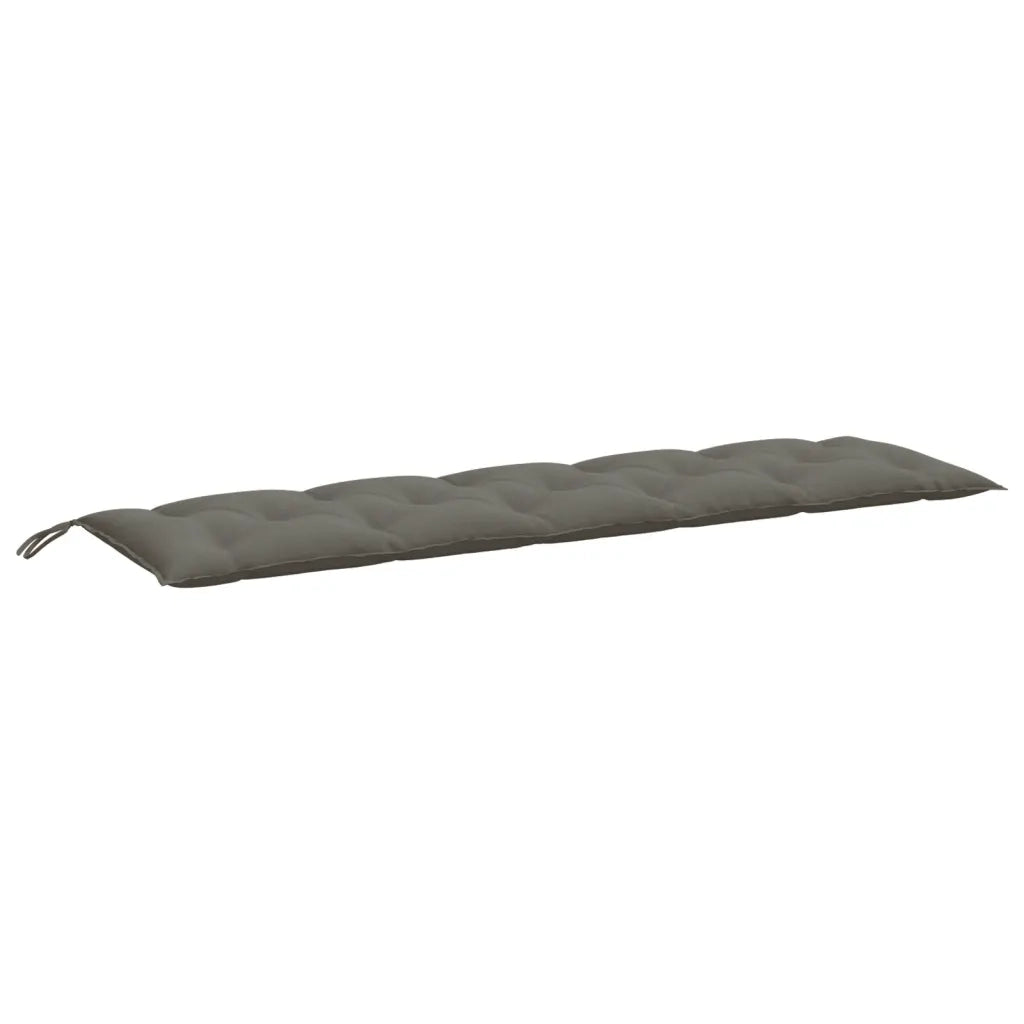 Cuscino Panca Giardino-Cuscini per panchina da esterno Grigio Scuro M¨¦lange 180x50x7 cm Tessuto