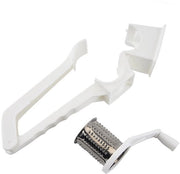 Raspacuore manuale rotativo in acciaio inossidabile, raspacuore per formaggio miniaturizzato in plastica