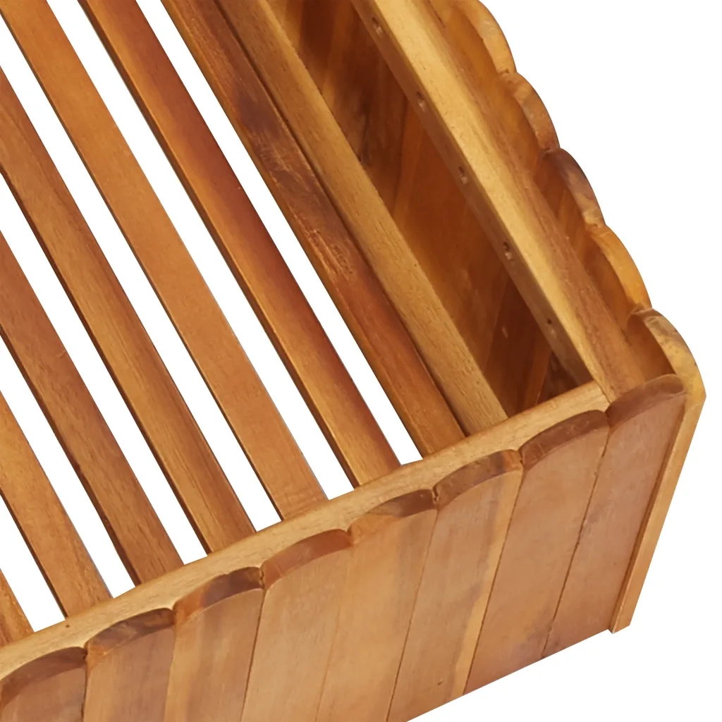Letto Rialzato da Giardino 50x50x25 cm Legno Massello di Acacia 45921