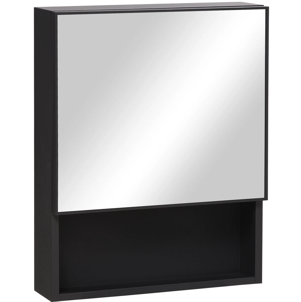 Mobile bagno sospeso con specchio e 3 ripiani