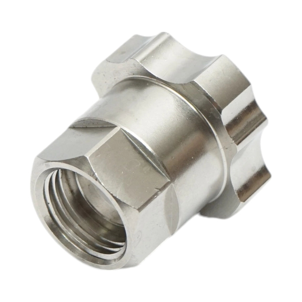 Connettore per pistola per verniciatura M14x1,5mm in acciaio inox