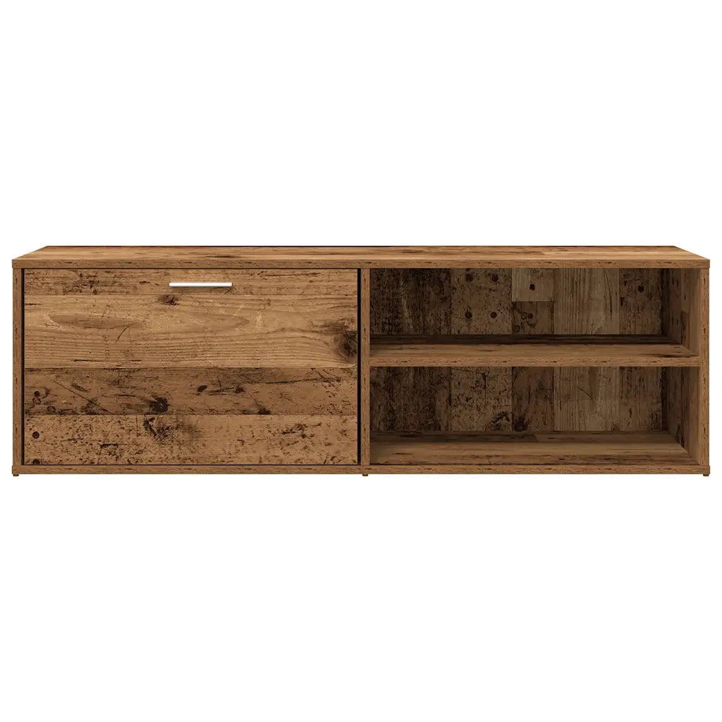 Mobile Porta TV Legno Antico 120x34x37 cm in Legno Multistrato 855972