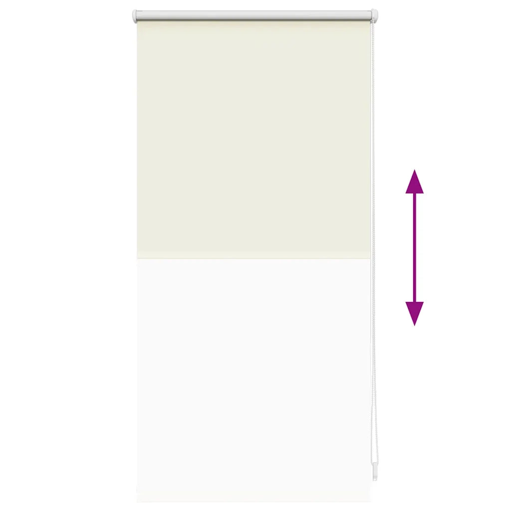 Tenda a rullo oscurante 44,4x100 cm Tessuto Larghezza 40 cm Bianco sporco 240733