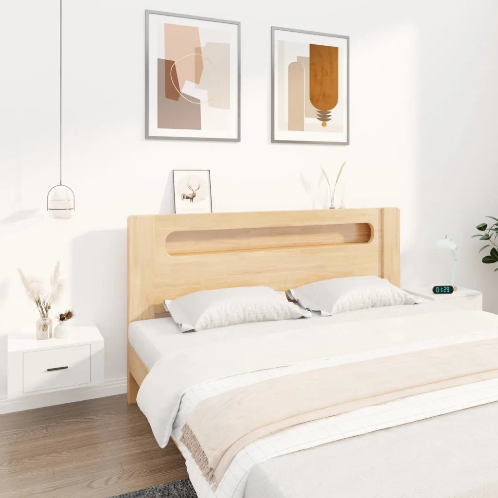 Comodini a Muro 2 pz-Set di 2 Tavolino da notte Bianco Lucido 50x36x25 cm