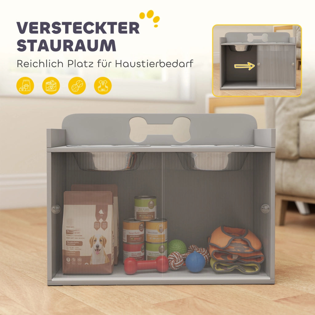 Scarpiera con dispenser e ripostiglio ¨C zephmum ¨C grigio 88x45x120
