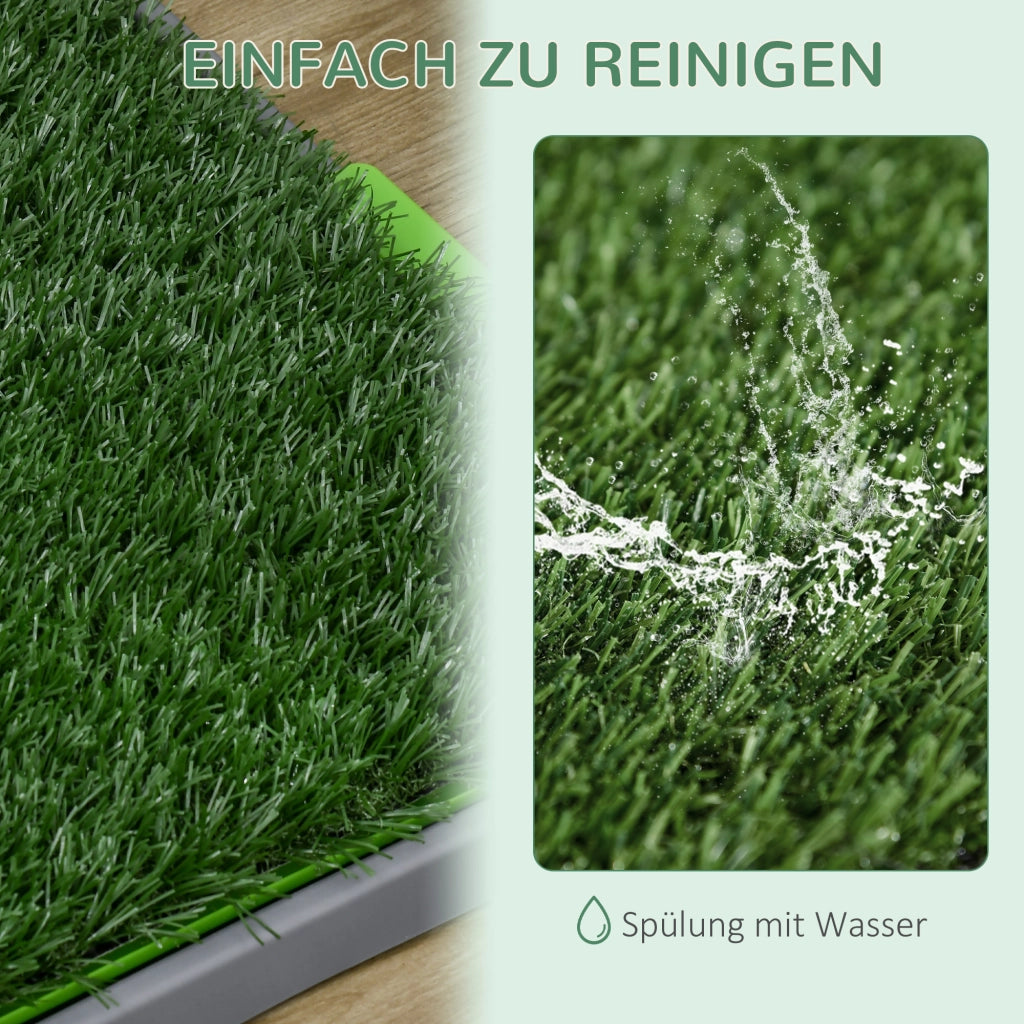 Toilette per Cani con Erba Sintetica ¨C zephmum ¨C Verde 67x41x3.5cm