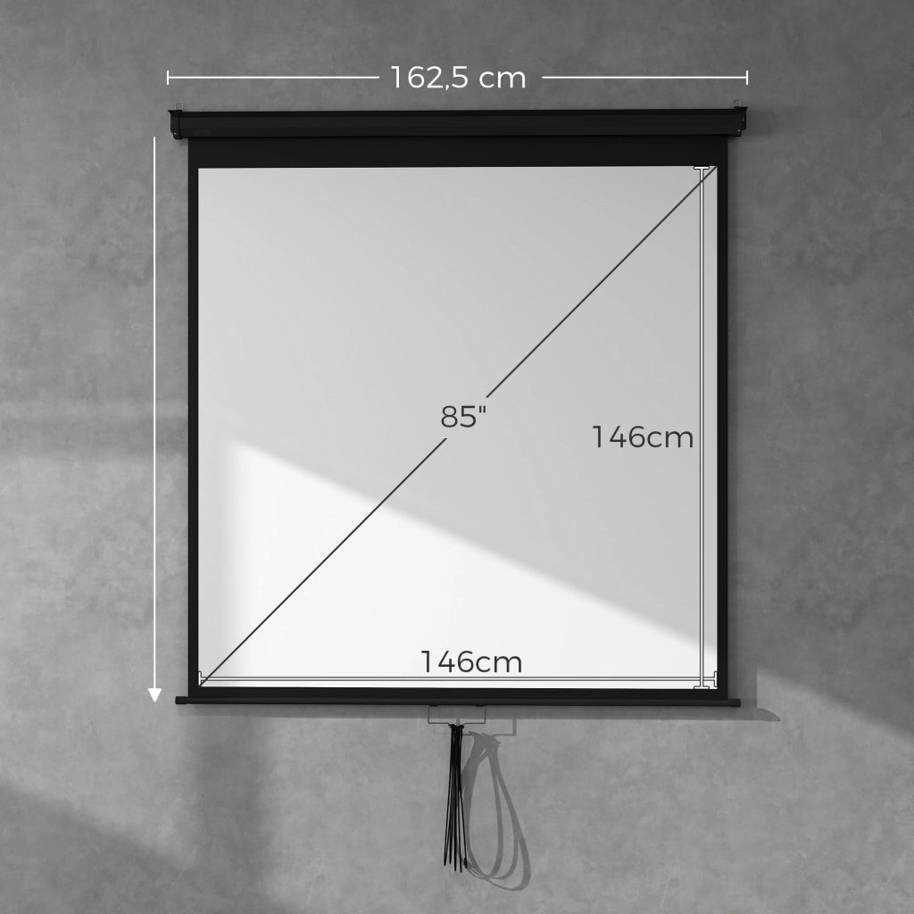 Schermo Proiezione 152x152 cm ¨C Xylo ¨C 85 pollici formato 1:1 HD 4K