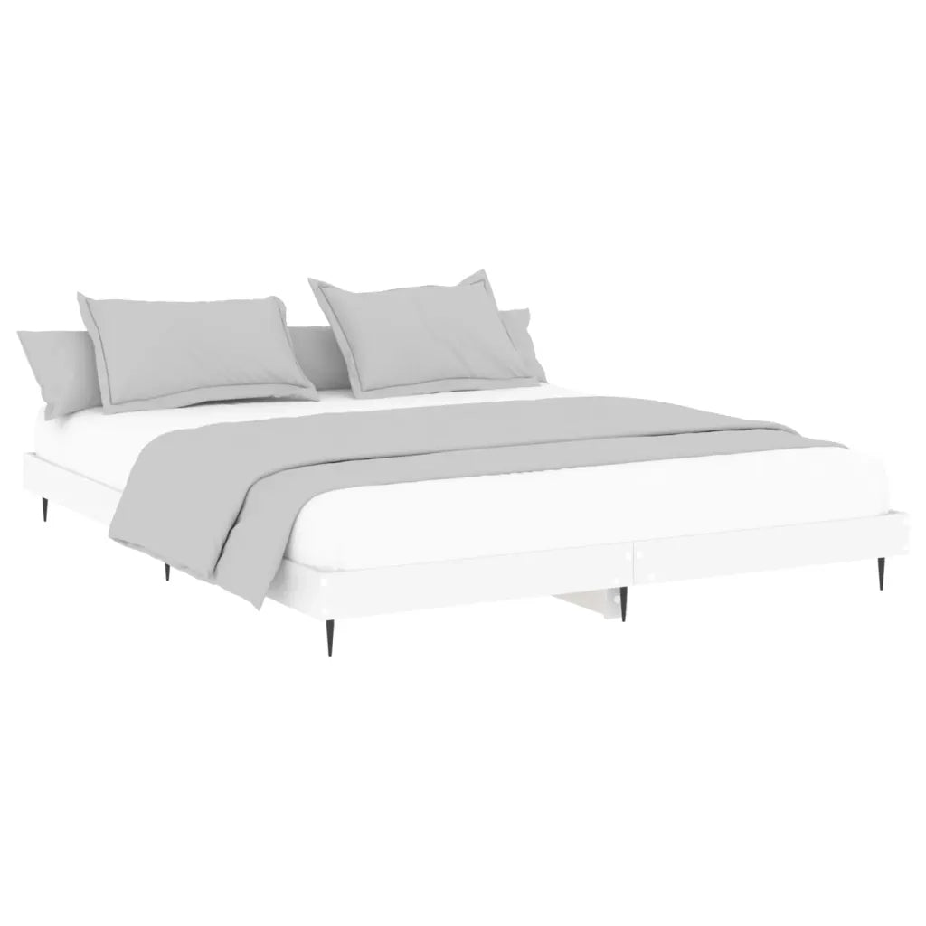 Giroletto-Struttura Letto Bianco 120x200 cm in Legno Multistrato 259388
