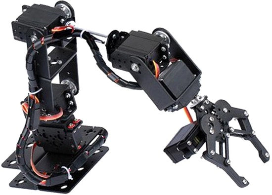 Braccio robotico 6DOF con kit di presa e artiglio - Manipolatore 6DOF - Componenti robot industriali - Attrezzatura - 6 servomotori