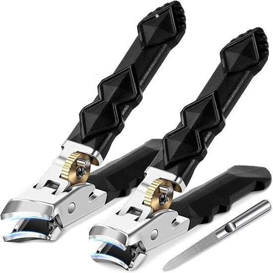 Set di taglierini unghia - Taglierino per unghie di bambino - Cura delle unghie - 3 pezzi - Argento