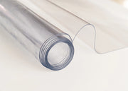 Tovaglia Antimacchia Plastificata PVC Trasparente Proteggi Tavolo - 140x190 - Trasparente