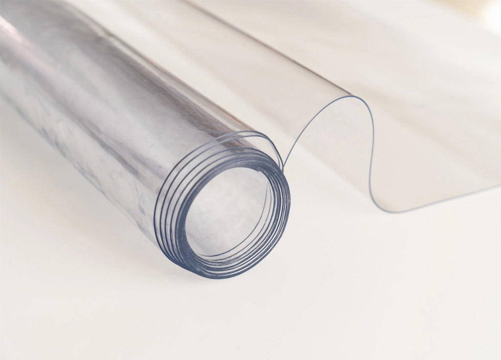 Tovaglia Antimacchia Plastificata PVC Trasparente Proteggi Tavolo - 140x190 - Trasparente
