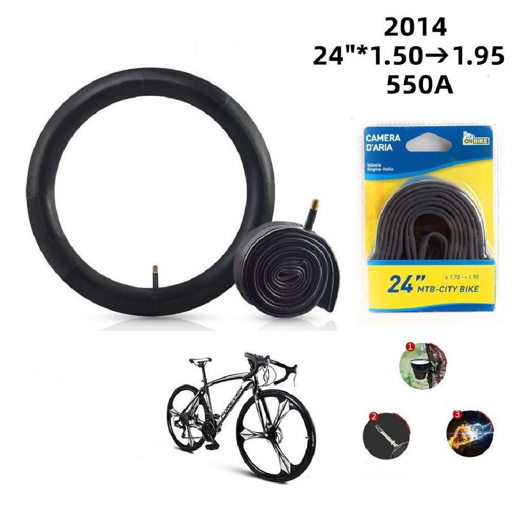 Trade Shop - Camera D'aria Ruote Bici Mtb 24" X 1.50 - 1.95 550a Valvola Regina Italia 2014 -