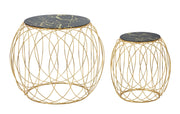 TAVOLINETTI BALL COPPIA CM � 68X56-43X45