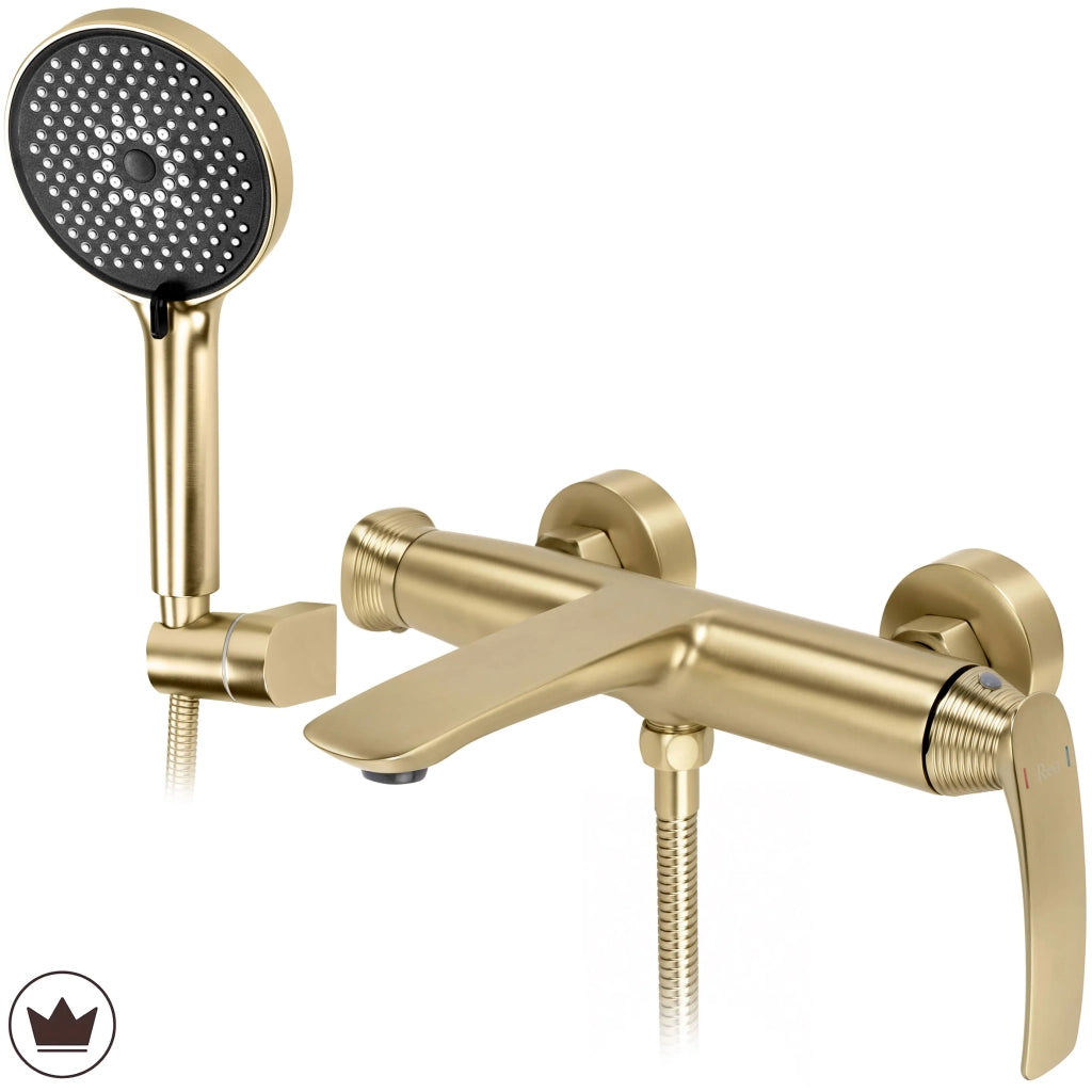 Rubinetto Da Vasca Premium Rea Como Brush Gold