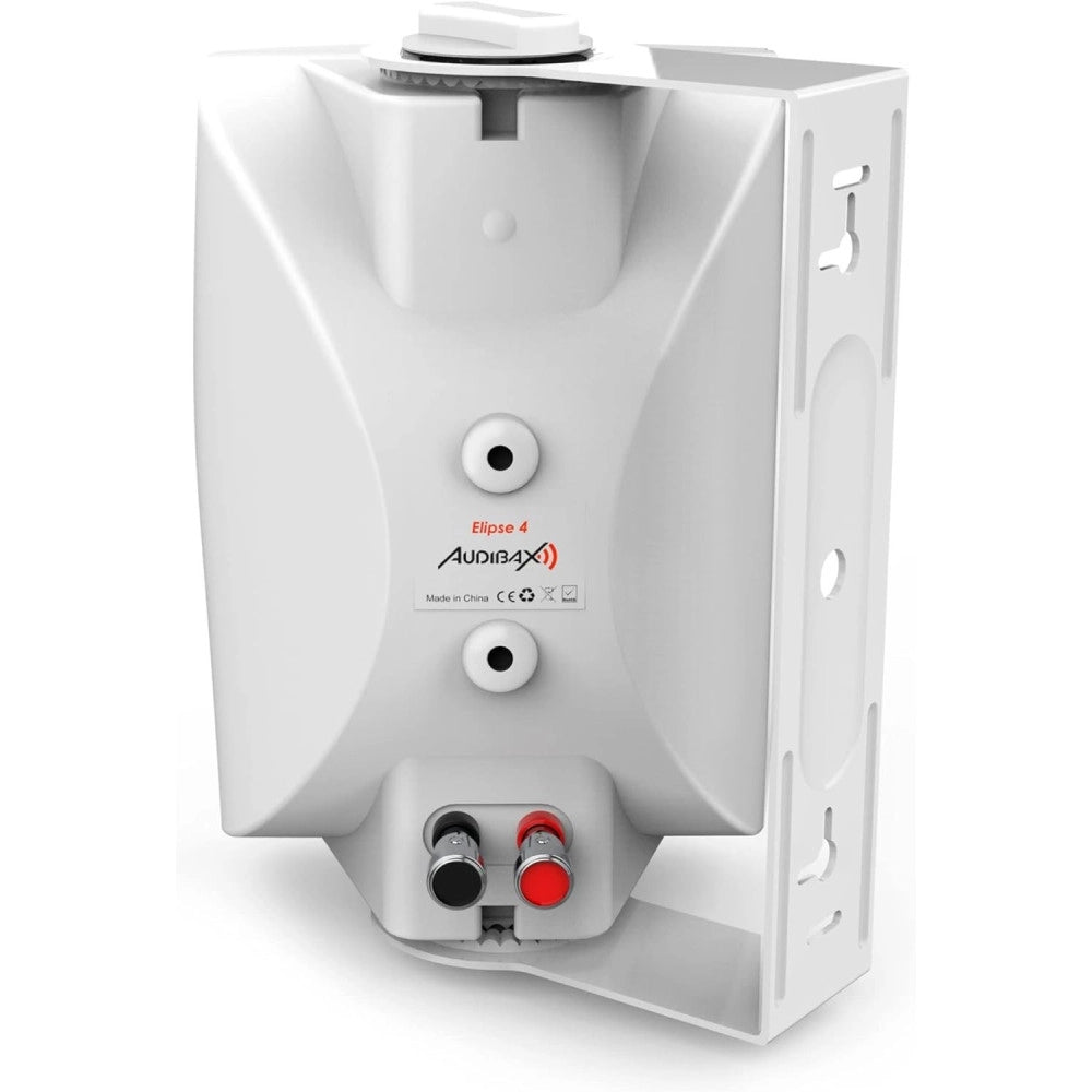 Trade Shop - Cassa Acustica Speaker Con Supporto Staffa A Parete Potenza 30w Colore Bianco -