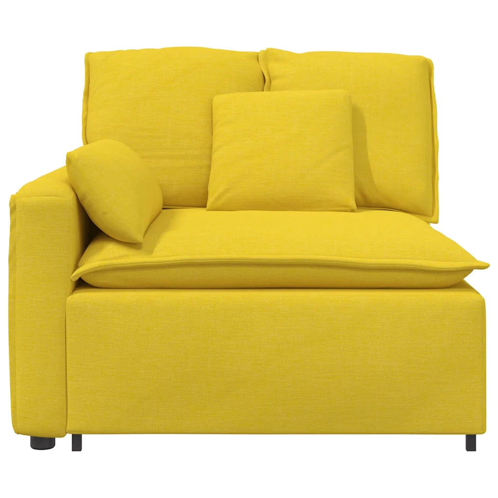 Modulo Terminale Bracciolo Divano Modulare con Cuscini 100 cm CFW1388539