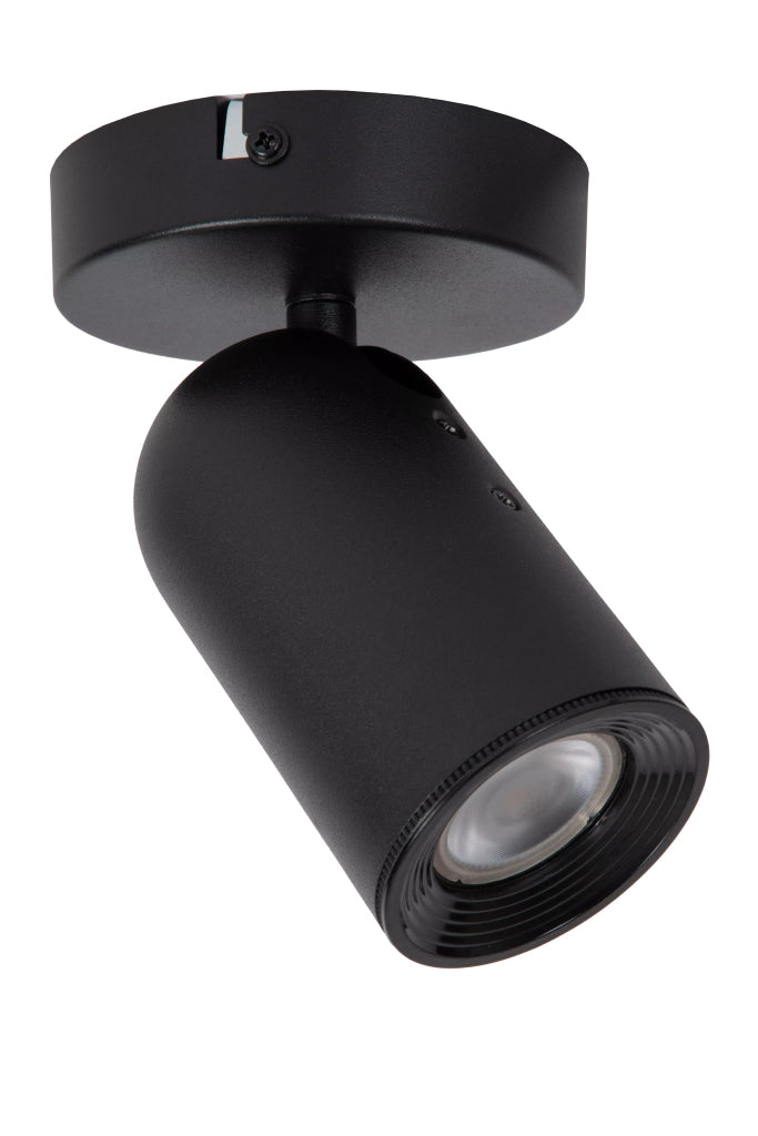 Faretto soffitto nero in metallo PUNCH Lucide 1xGU10 35W