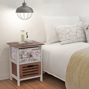 Comodini 2 Pezzi-Set di 2 Tavolino da notte In Legno