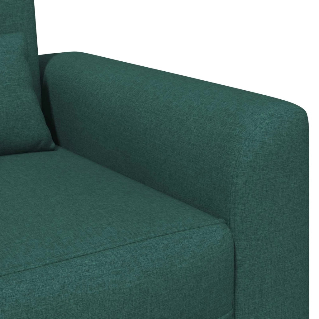 Divano Sedia-Poltrona Verde Scuro Tessuto 527095