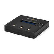 Startech.com docking station per unità flash usb - duplicatore/eraser standalone 1:2 per chiavette usb consente la copia del sistema, dei file e dell'unità a 1,5 gb/min, cancellazione a 1 o 3 passaggi, display lcd - USBDUP12