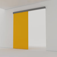 Binario per Porte Scorrevoli con Kit di Accessori 200 cm in Alluminio Emuca