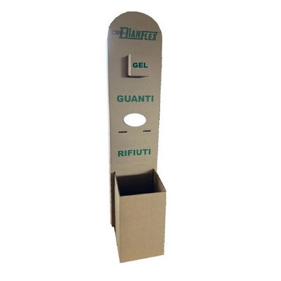 COLONNINA PER IGIENIZZANTE FULL-OPTIONAL RESISTENTE IN CARTONE- HxLxP cm 130x30x50- DH- pezzi 1