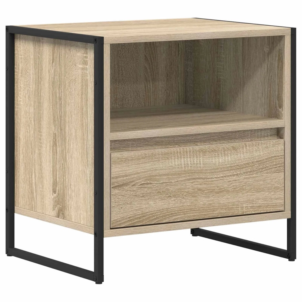 Comodino | Armadio da Notte | Mobiletto da notte Sonoma 50 x 39,5 x 50 cm Legno multistrato