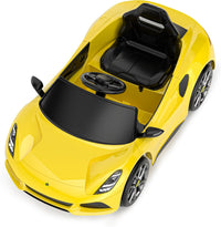 Macchina Elettrica per Bambini Licenza Ufficiale Lotus Emira 12V 4,5Ah Giallo