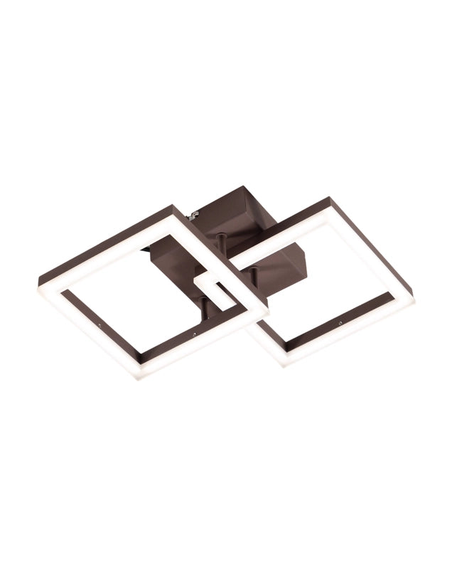 Plafoniera BARD a led moderna 21W Corten 3394-28-361 Fabas Luce