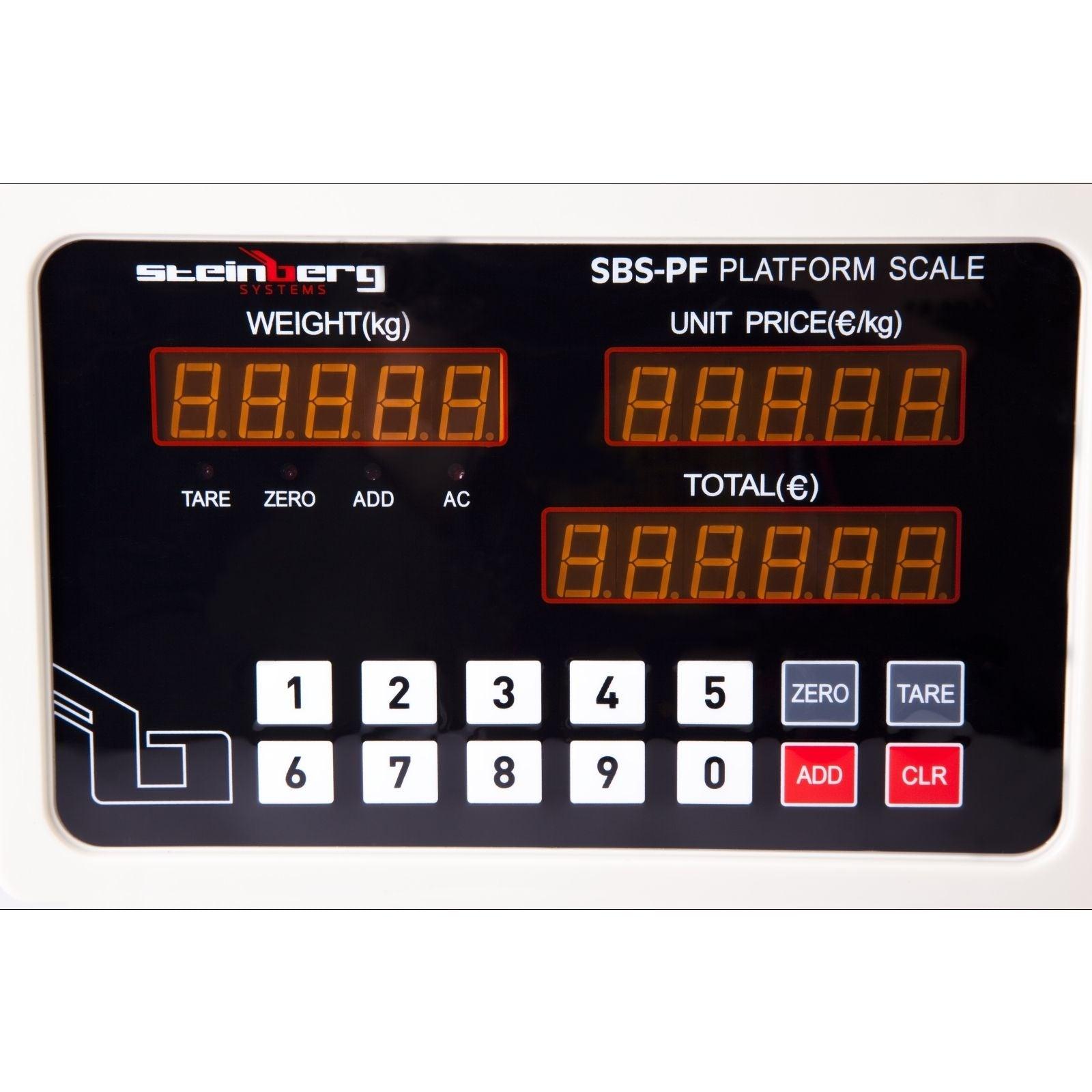 Bilancia digitale professionale a piattaforma 100kg/10g LED 3414148/2