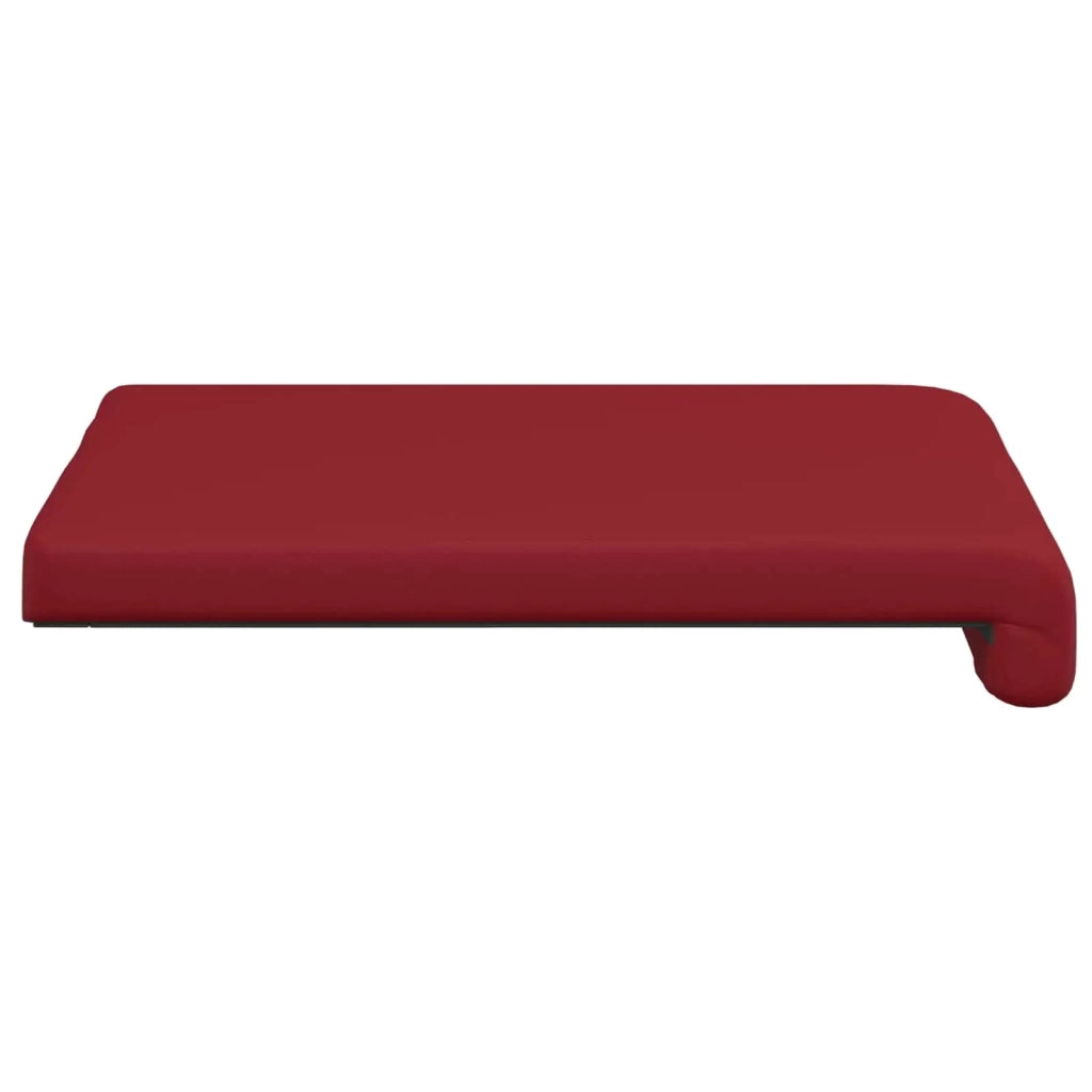 Cuscino per panchina 2 pcs Similpelle Rosso Vino 42043037