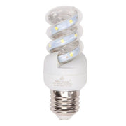 Trade Shop - Lampadina Led E27 7w 665lm Tortiglione Vortice Spirale Luce Fredda Naturale Calda -